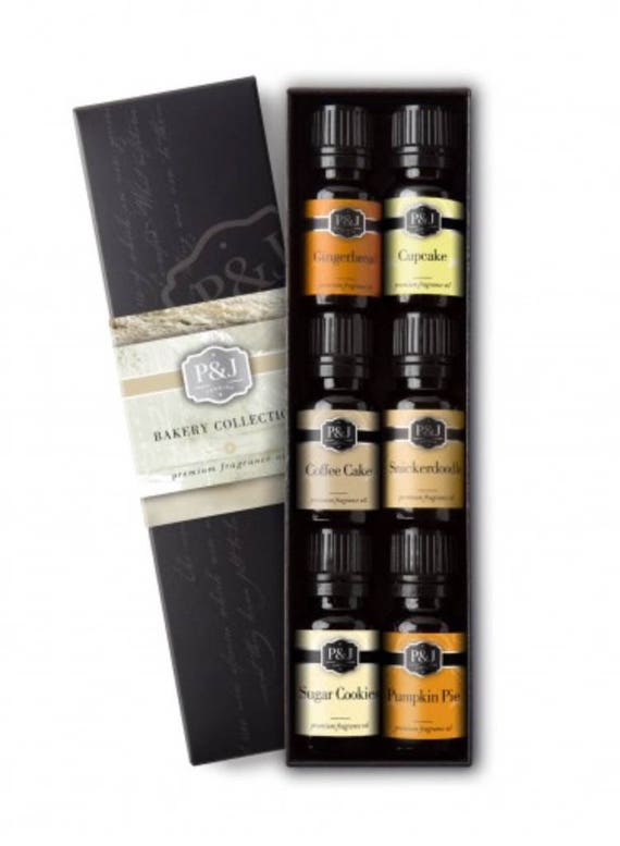 Bakery Scents Fragrance Oils Set of 6 Bottles of P and J 10 ML Etsy