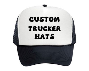 Custom Trucker Hats, Custom Hats, Bachelorette Hats, Girls Trip Favors, Spring Break Hat, Trucker Hats For Women, Trucker Hats For Men