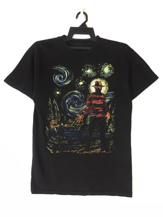 Vintage Freddy vs jason horror movie tshirt