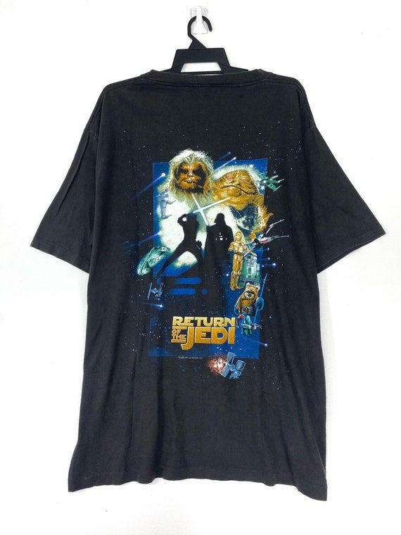 Vintage 90’s 1997 Star Wars tshirt tee poster trai