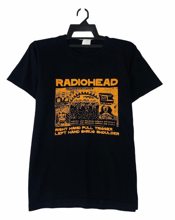 Vintage 2000 Radiohead rock band tshirt tee