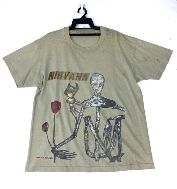 Vintage nineties nirvana Incesticide band grunge l