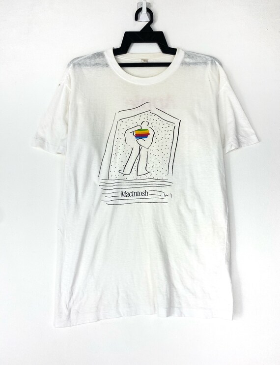 Vintage nineties Apple Macintosh Steve job t-shirt