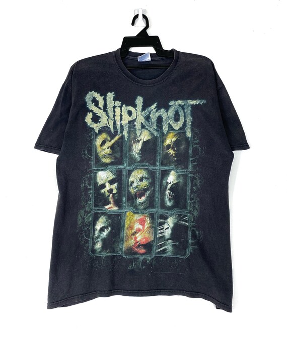 Vintage Slipknot metal hardcore band tshirt tee