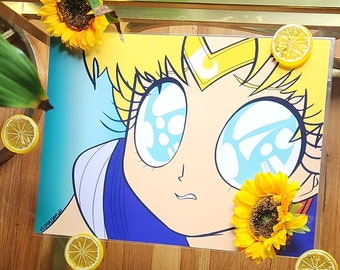 Sailor Moon Print l In the name of the Moon! l Prism Power Print