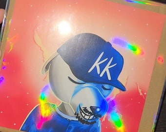 K.K. The Rapper Sticker I Animal Crossing I "Coloring Book" Album Fan Art