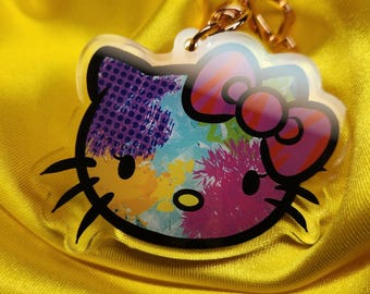 Hello Kitty Pop Art Keychain 2.5