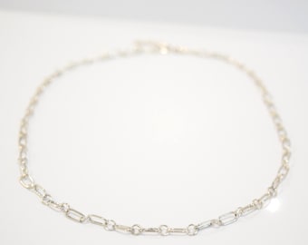 Silver chain necklace