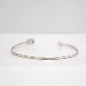 Silver cuff bracelet