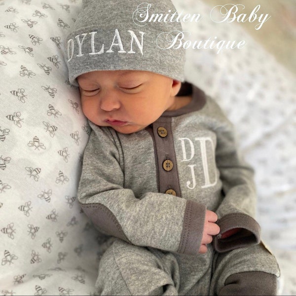 Baby Boy Going Home Outfit From Hospital Etsy