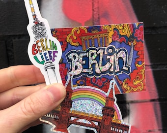 Berlin Bestseller Vinyl Sticker Pack (set of 3 stickers)