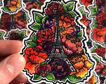 Eiffel Tower Vinyl Stickers