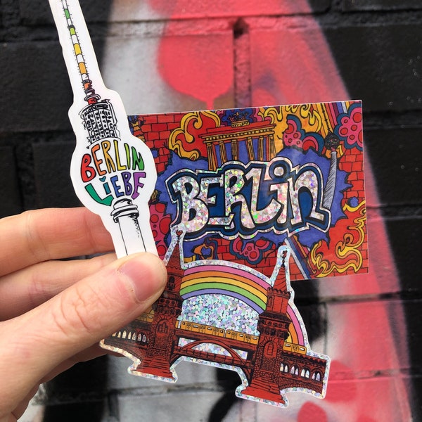 Berlin Bestseller Vinyl Sticker Pack (3 Aufkleber)