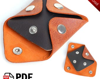 PDF Leather pattern - Coin purse