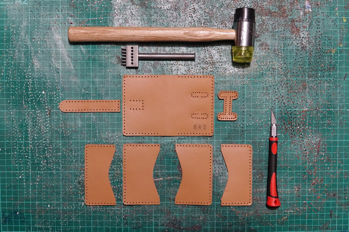 PDF Leather pattern SVG Cut File Laser Cut Template Etsy