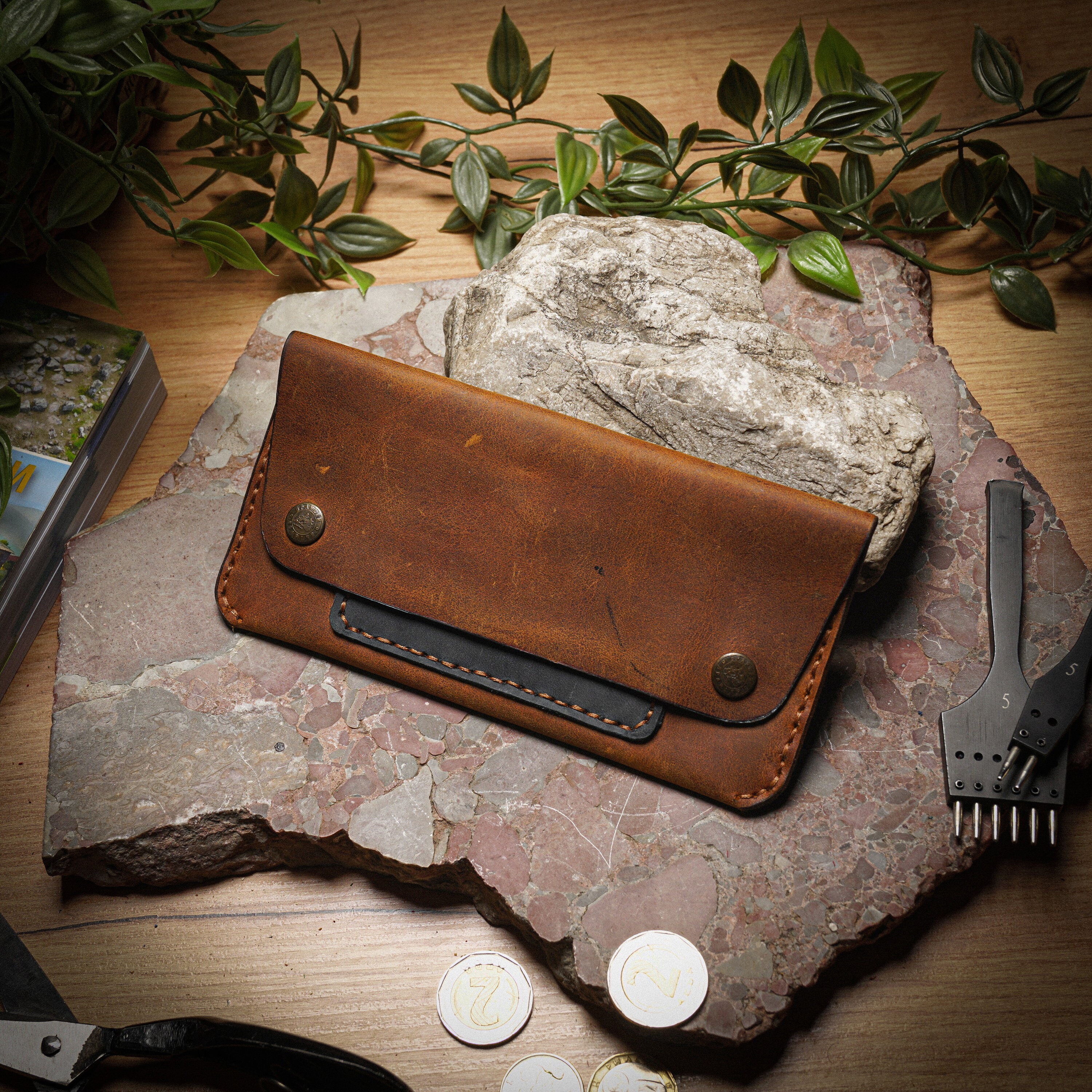 ★TOUT Y EST★ Arne long wallet RCWDX24113BED Long Wallet, Man Long Leather Wallet, Personalized Long