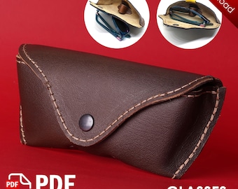 PDF Leather pattern - Rayban Glasses Case