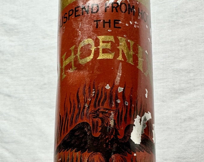 Vintage Phoenix Dry Powder Fire Extinguisher, Phoenix Fire Appliance Co, New York,Pat 1899