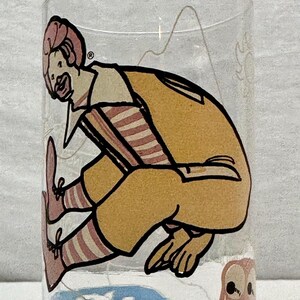 Vintage McDonald’s Action Series Collector Glass Circa 1977