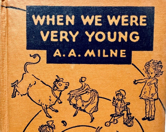 Vintage When We Were Very Young,AA Milne,Copyright 1943