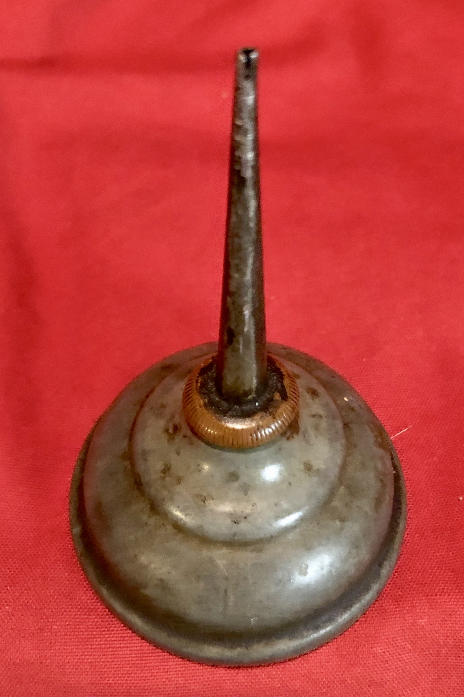 Vintage Mini Metal Hand Pump Oiler