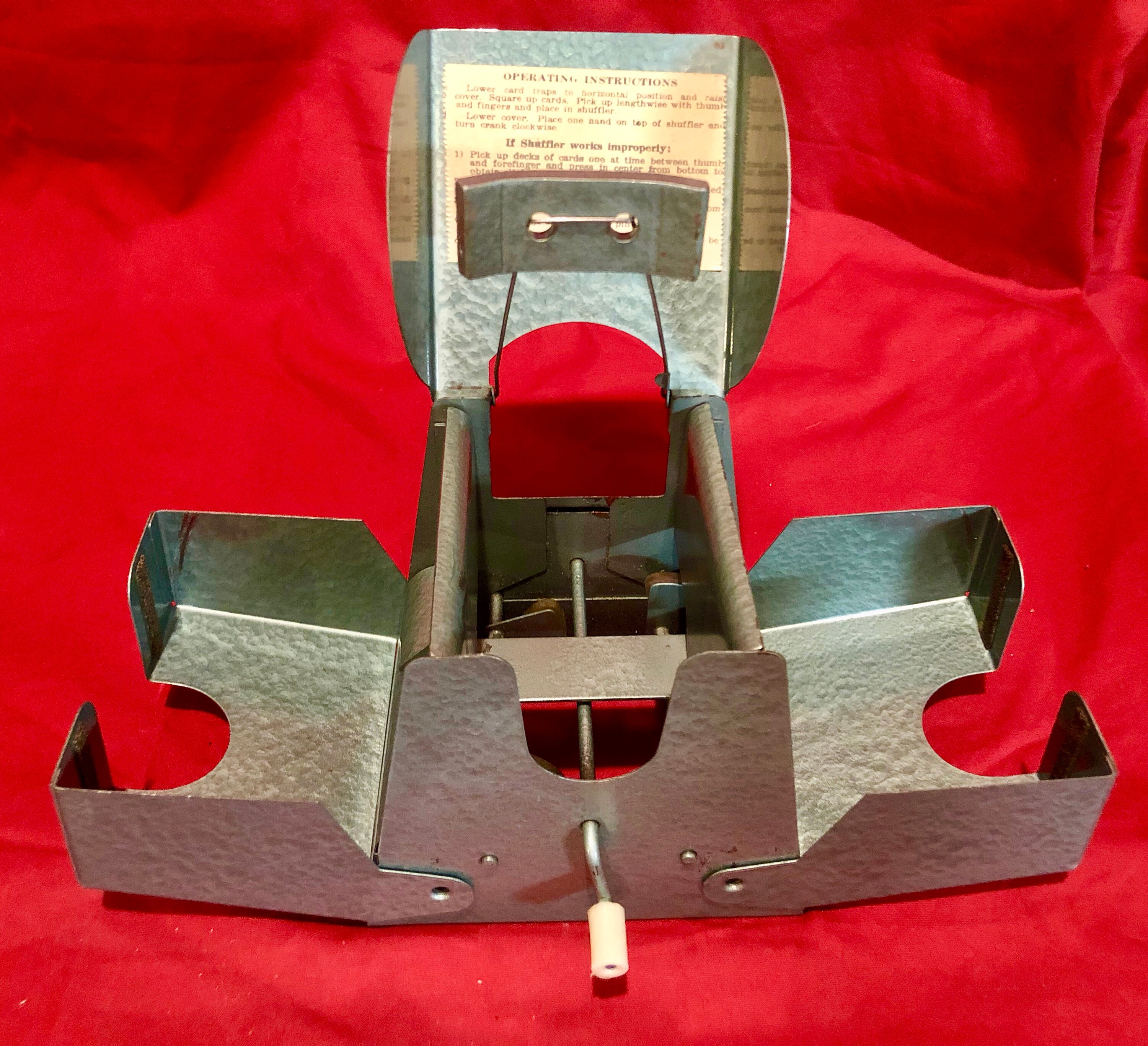 Vintage Ely Culbertson Canasta Card Shuffler