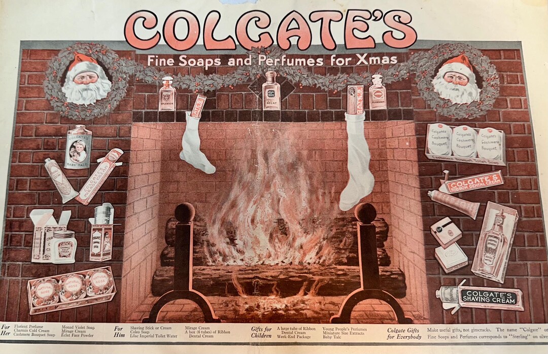 Vintage Colgate Original Paper Advertisement 1920s - Etsy