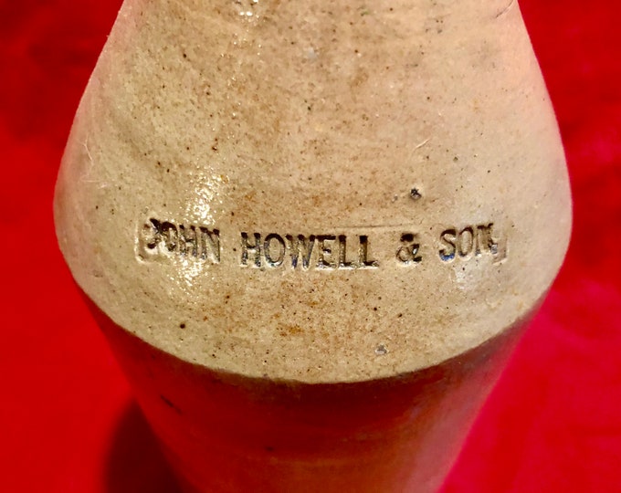 Vintage Stoneware Ale/Beer Bottle, John Howell and Sons