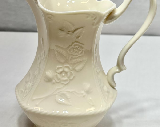 Vintage Lenox China 16 Ounce Pitcher Woodbine Collection, Retired, 1967
