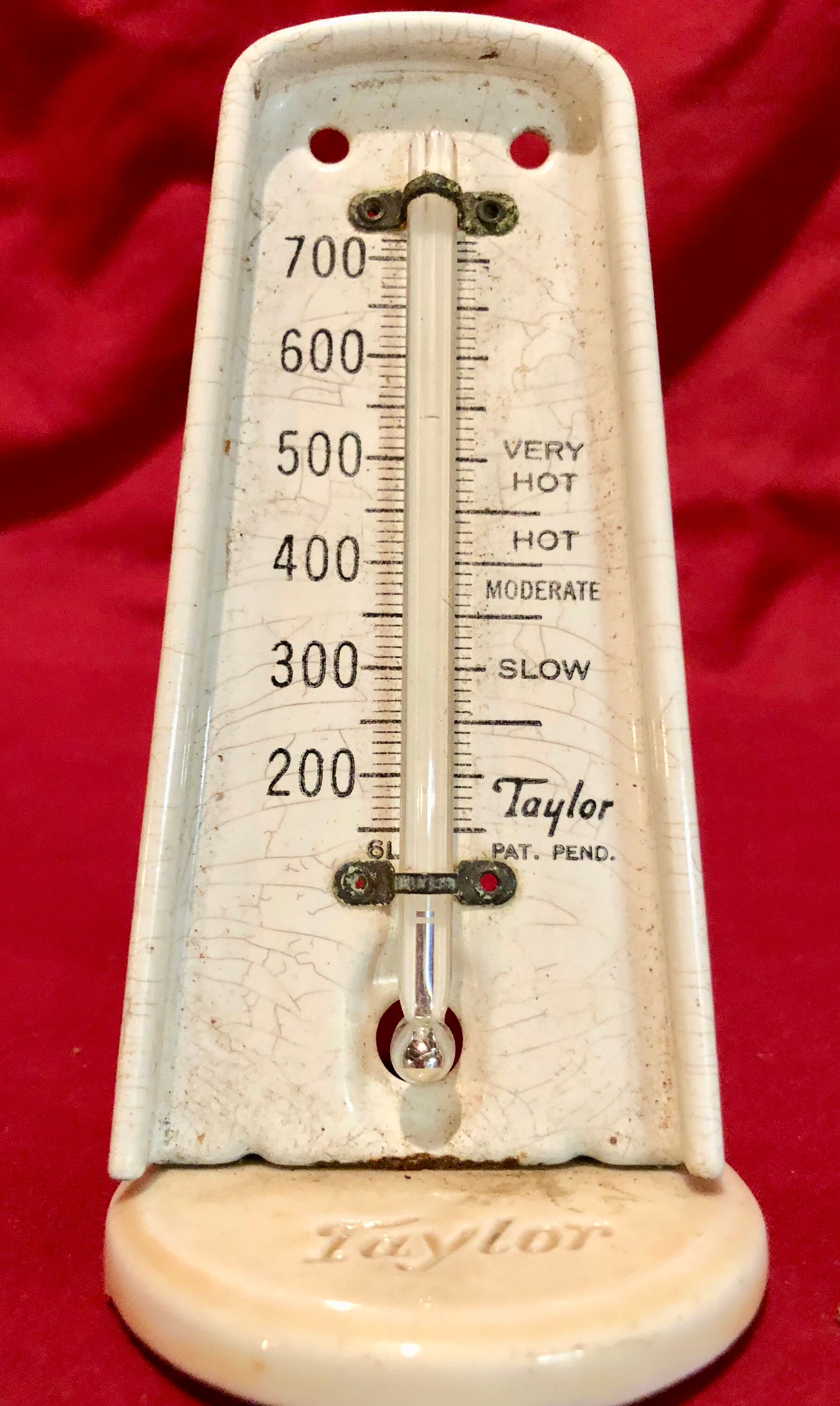 Vintage Taylor Commercial Oven Thermometer