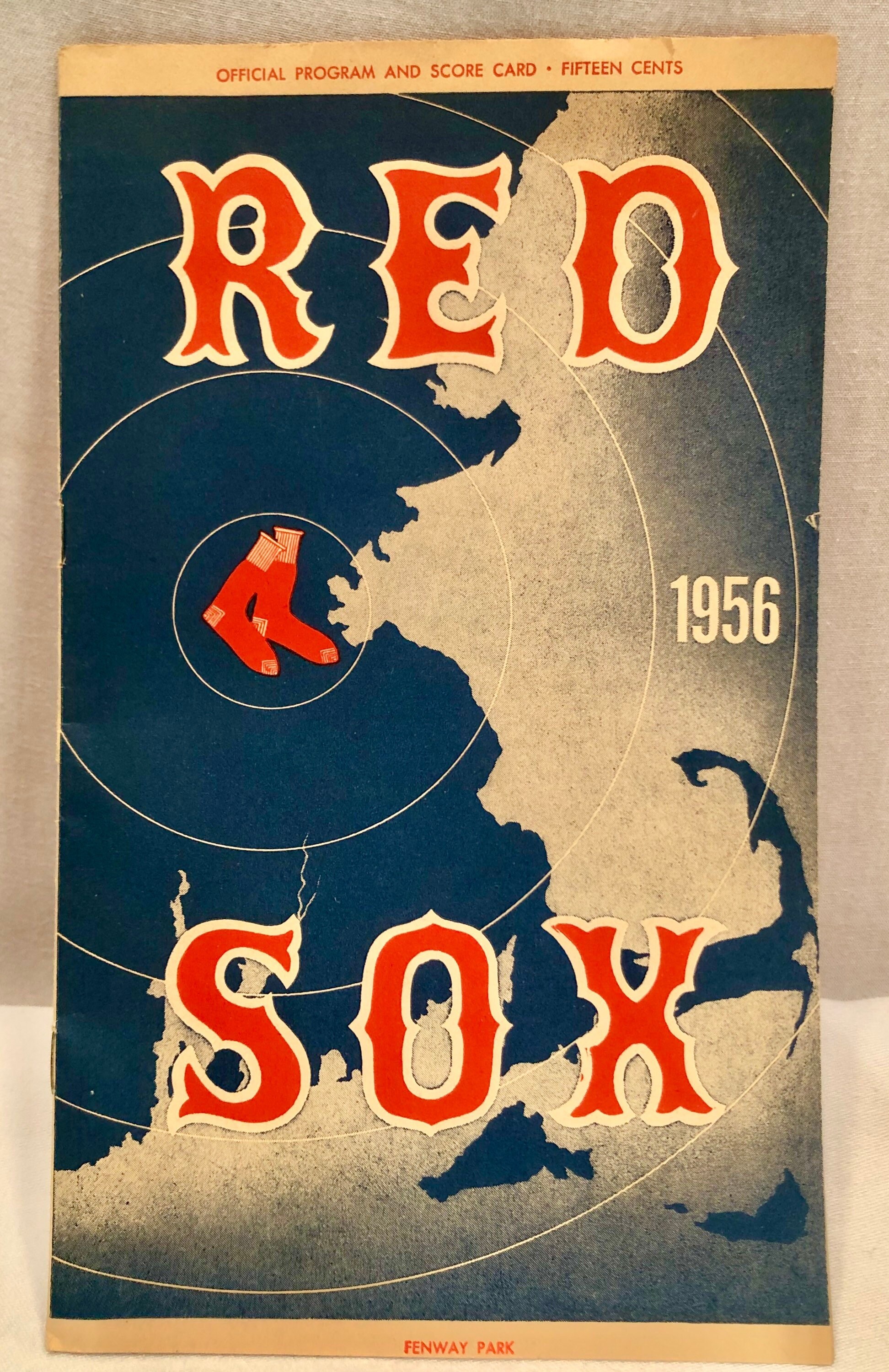 Vintage 1956 Boston Red Sox Official Scorecard/Program (VS Baltimore