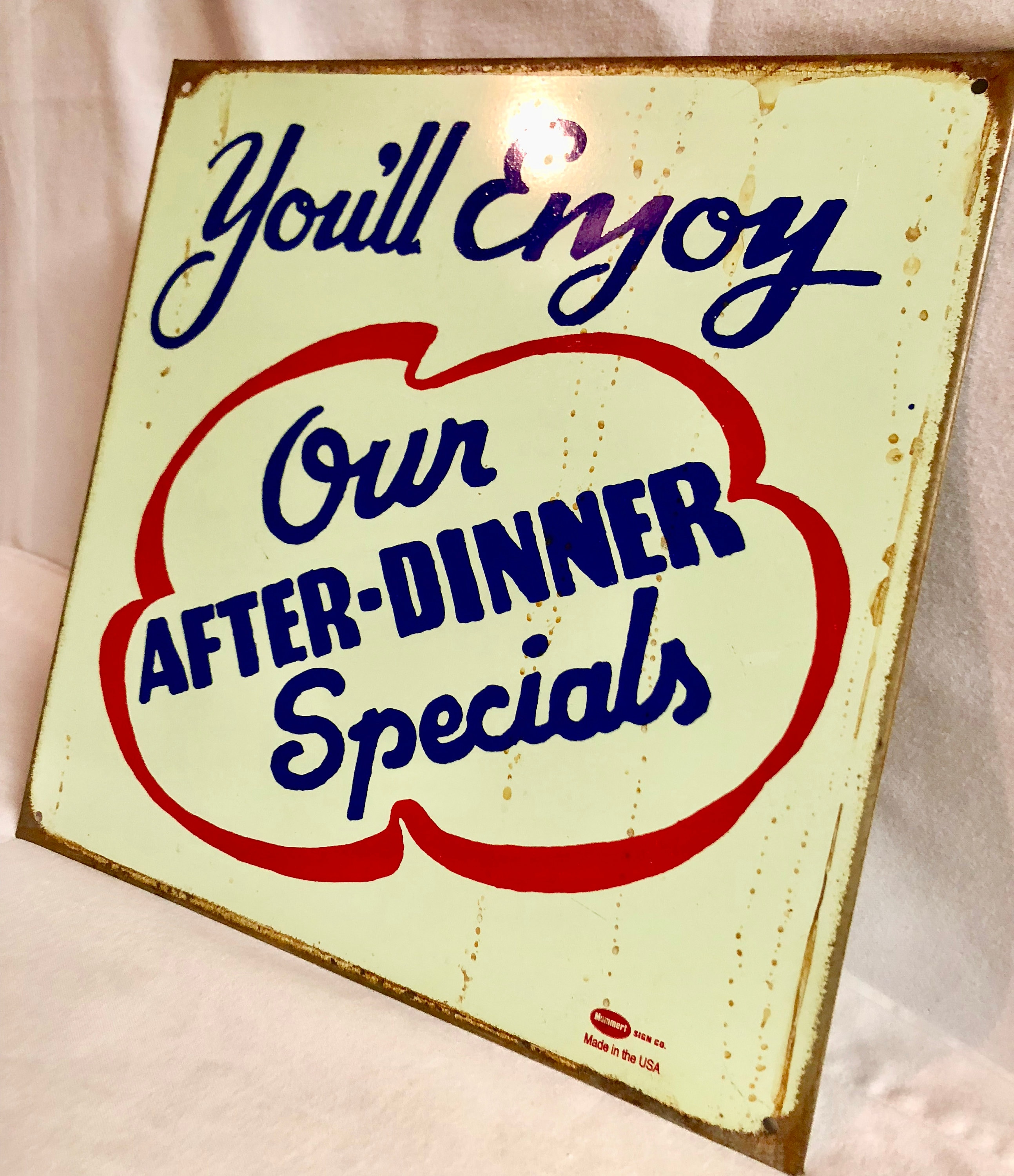 Vintage Style Tin/Metal Advertising Sign