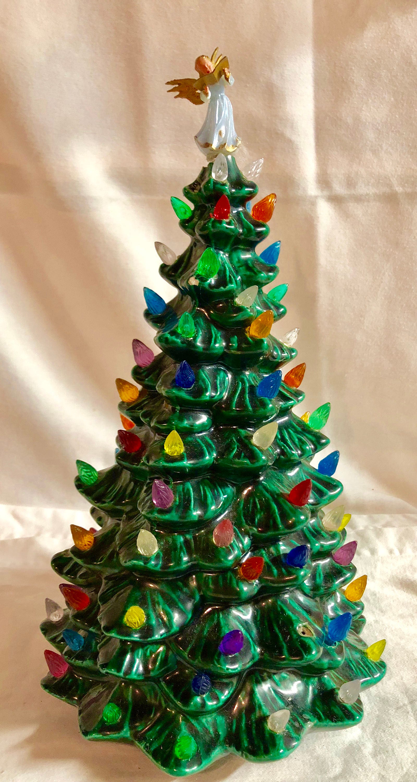 vintage ceramic christmas tree