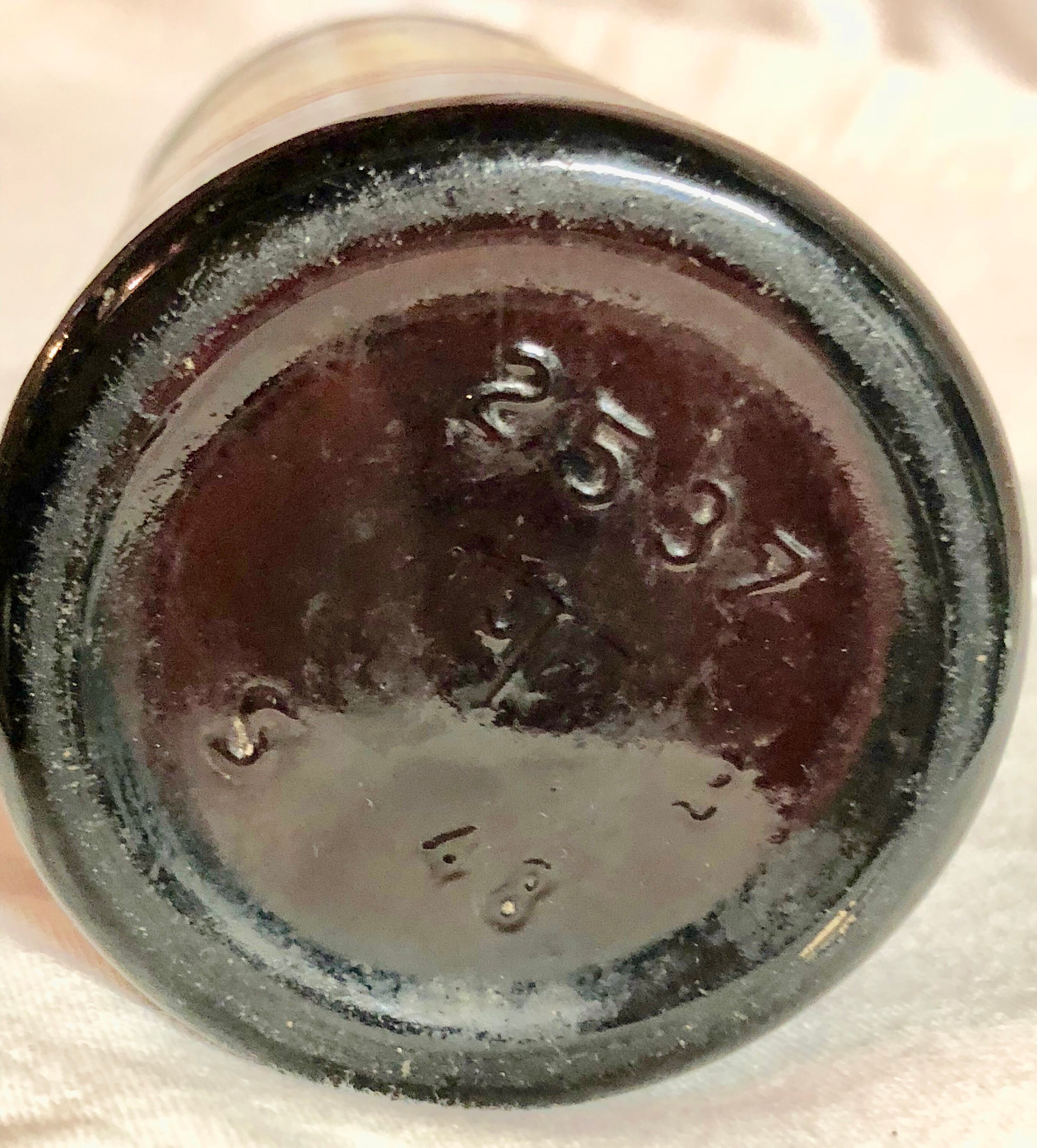 Vintage 'Dad's Old Fashion Root Beer' Amber Glass Bottle Junior Size