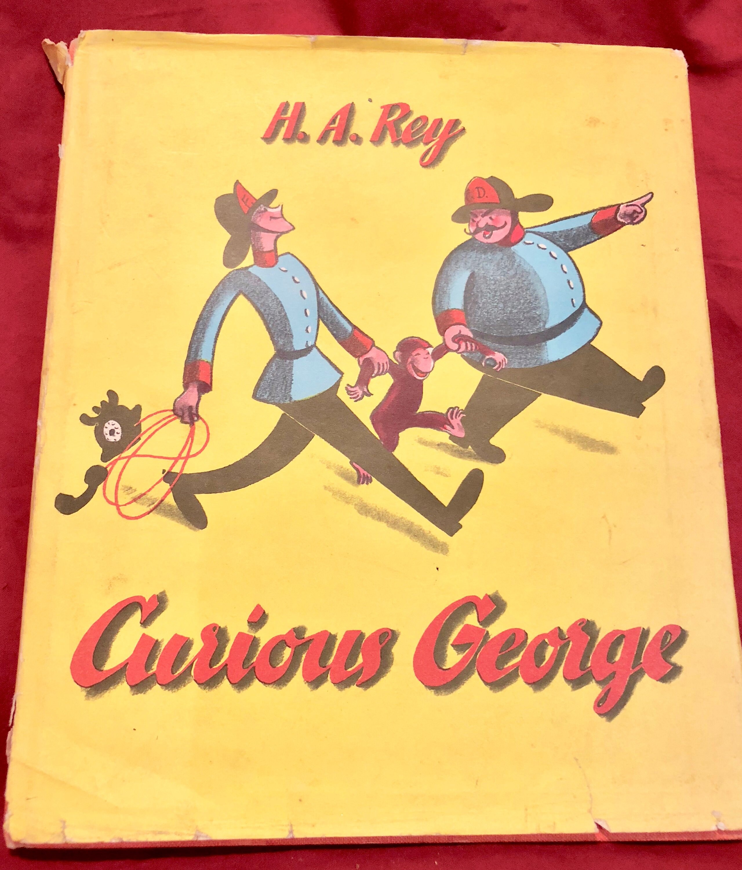 Vintage Curious Children's Book by H.A. Rey Copyright 1969