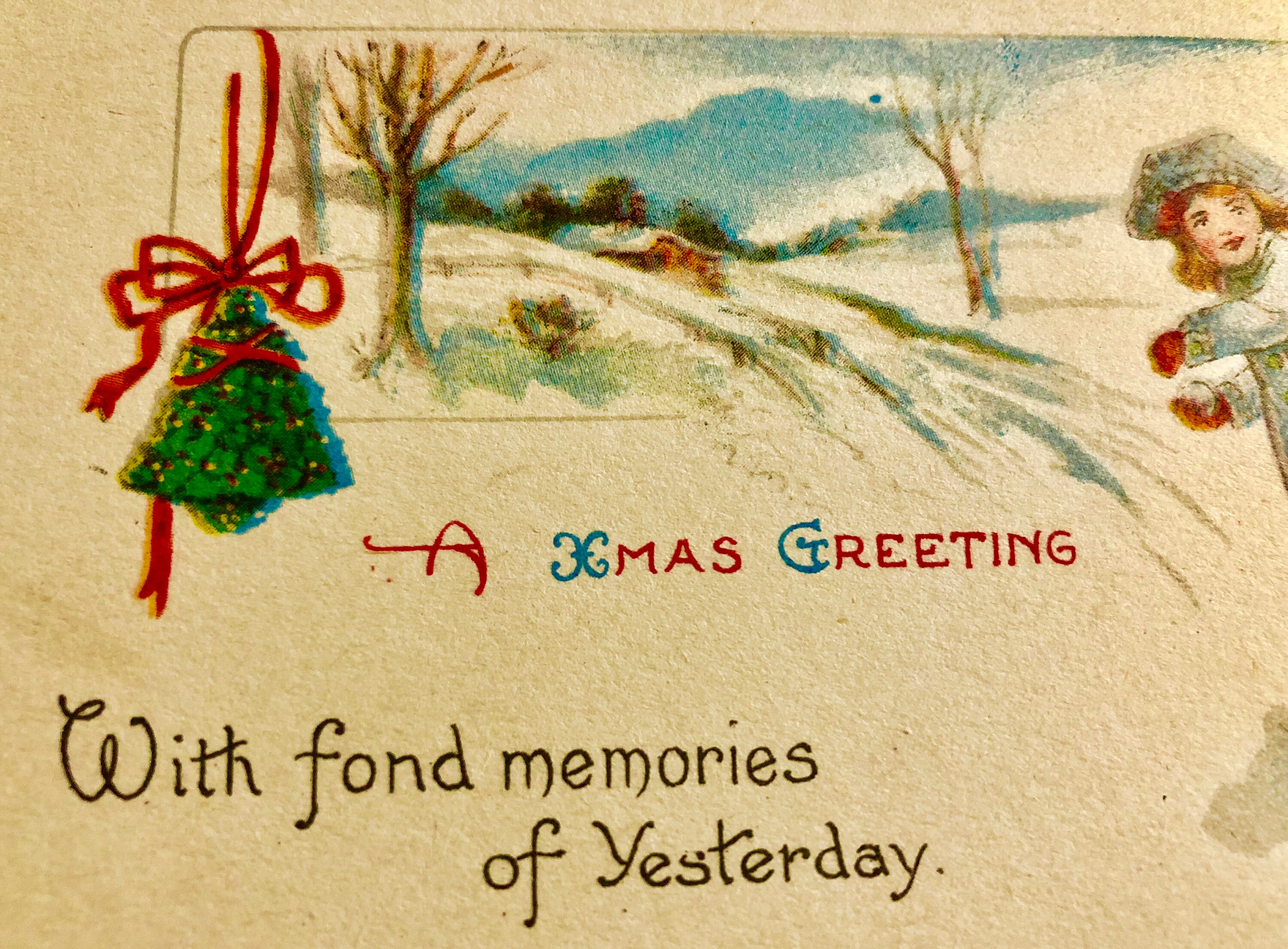 merry xmas snow tears