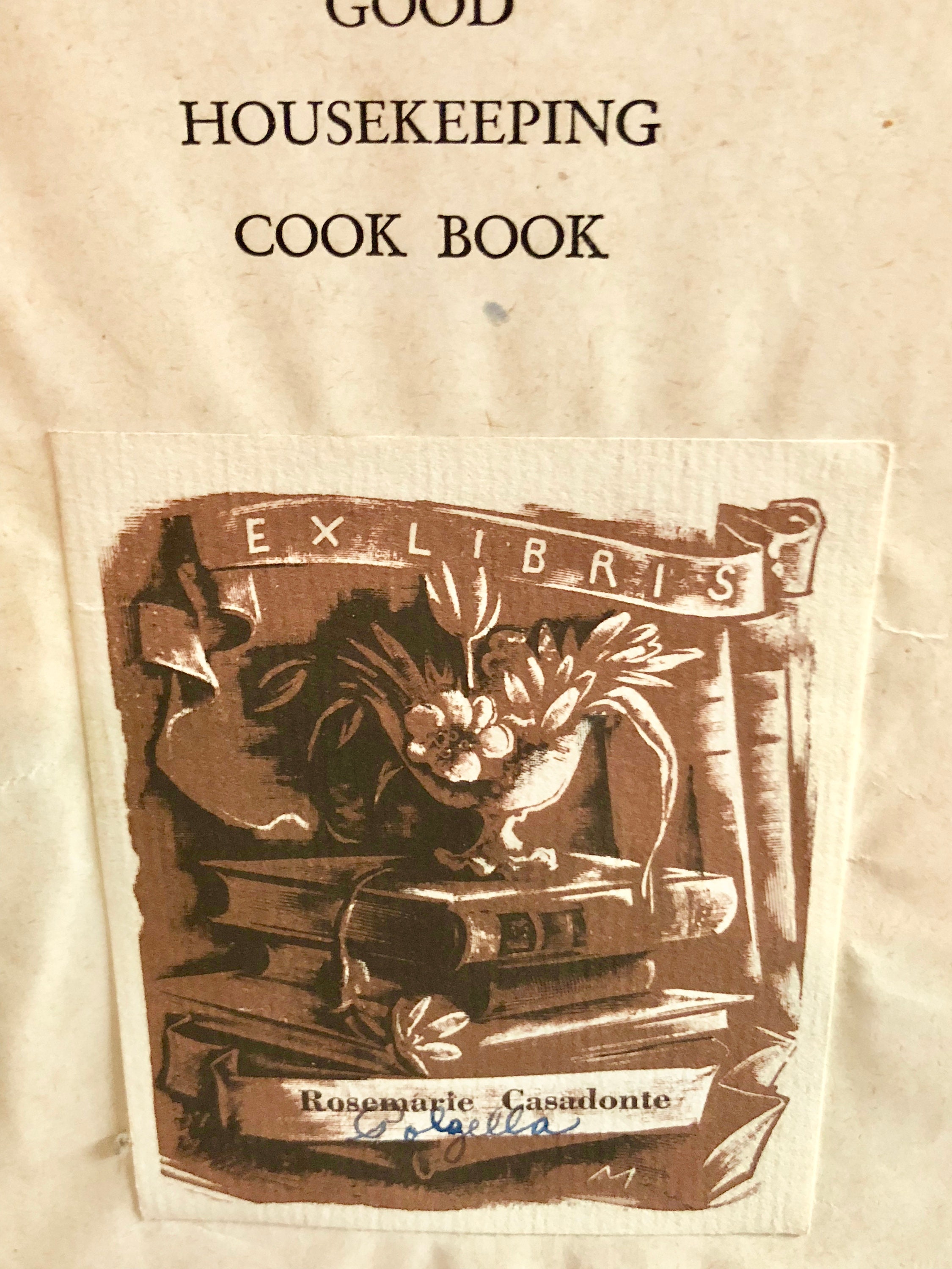 The Good Housekeeping Cookbook 1944 7th Ed. Hardcover with very cool