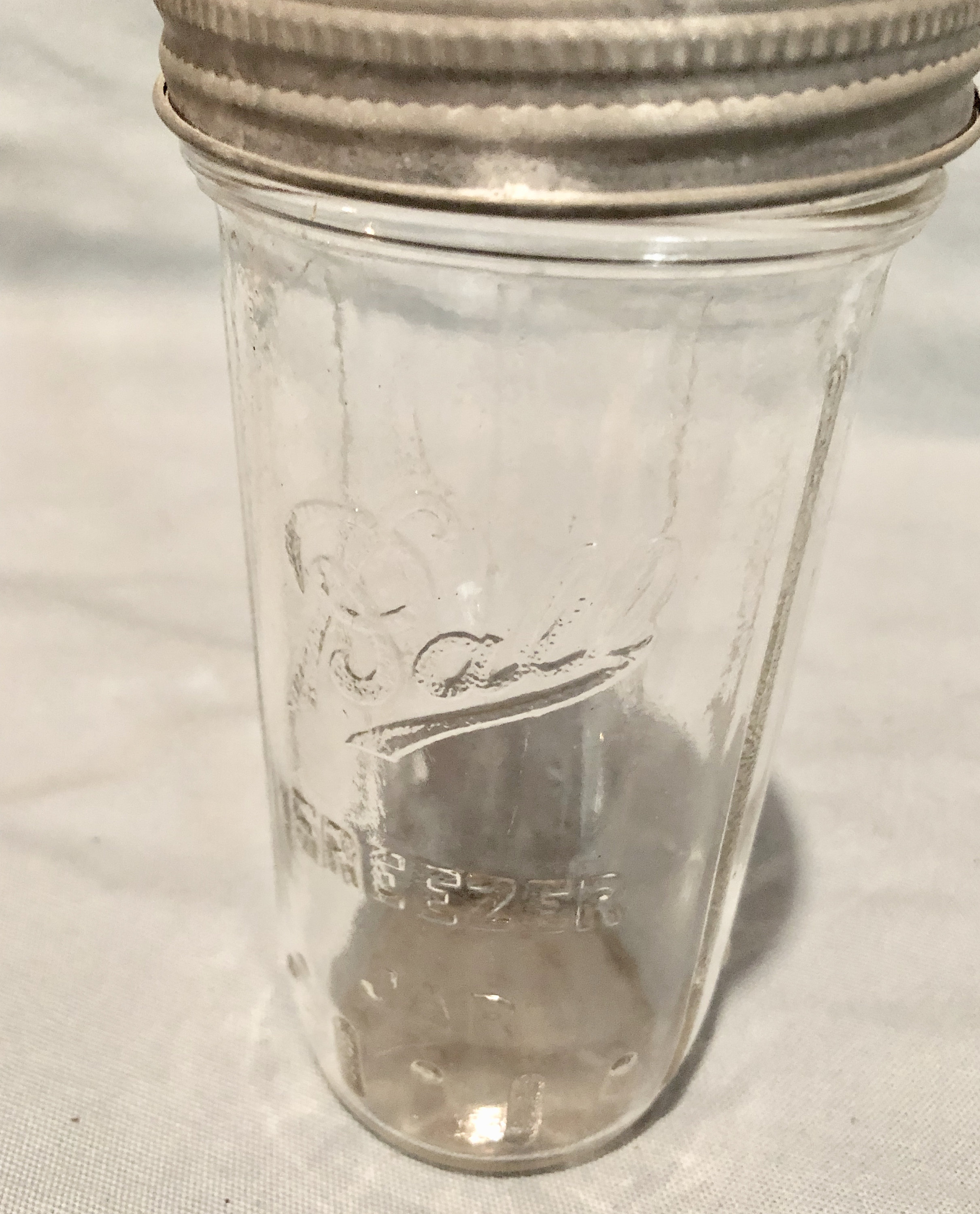 a friend gave me some very old glass freezer jars with zinc lids. any  concerns about using the zinc lids? also, are - Food52