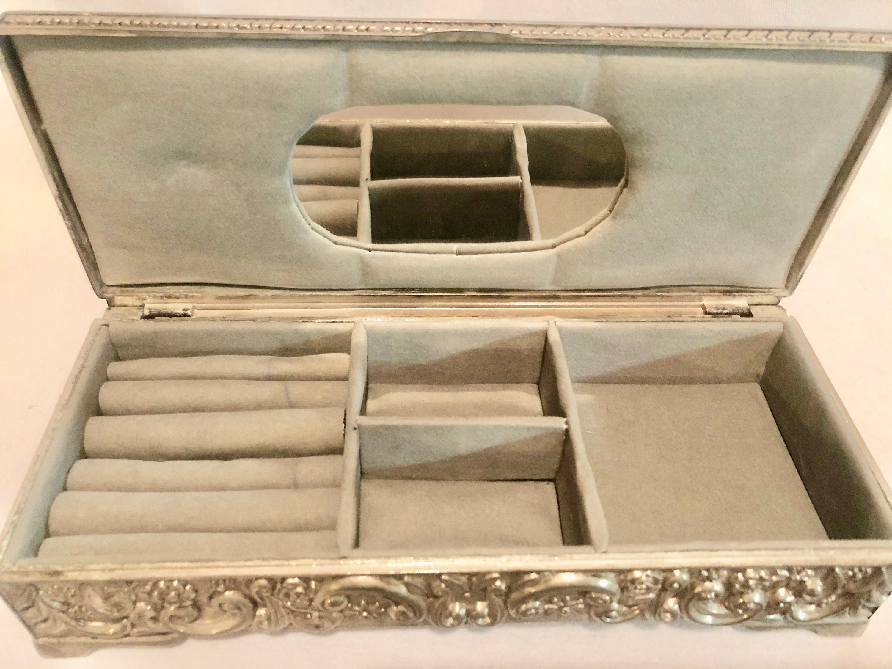 Godinger Silver Plate Jewelry Box