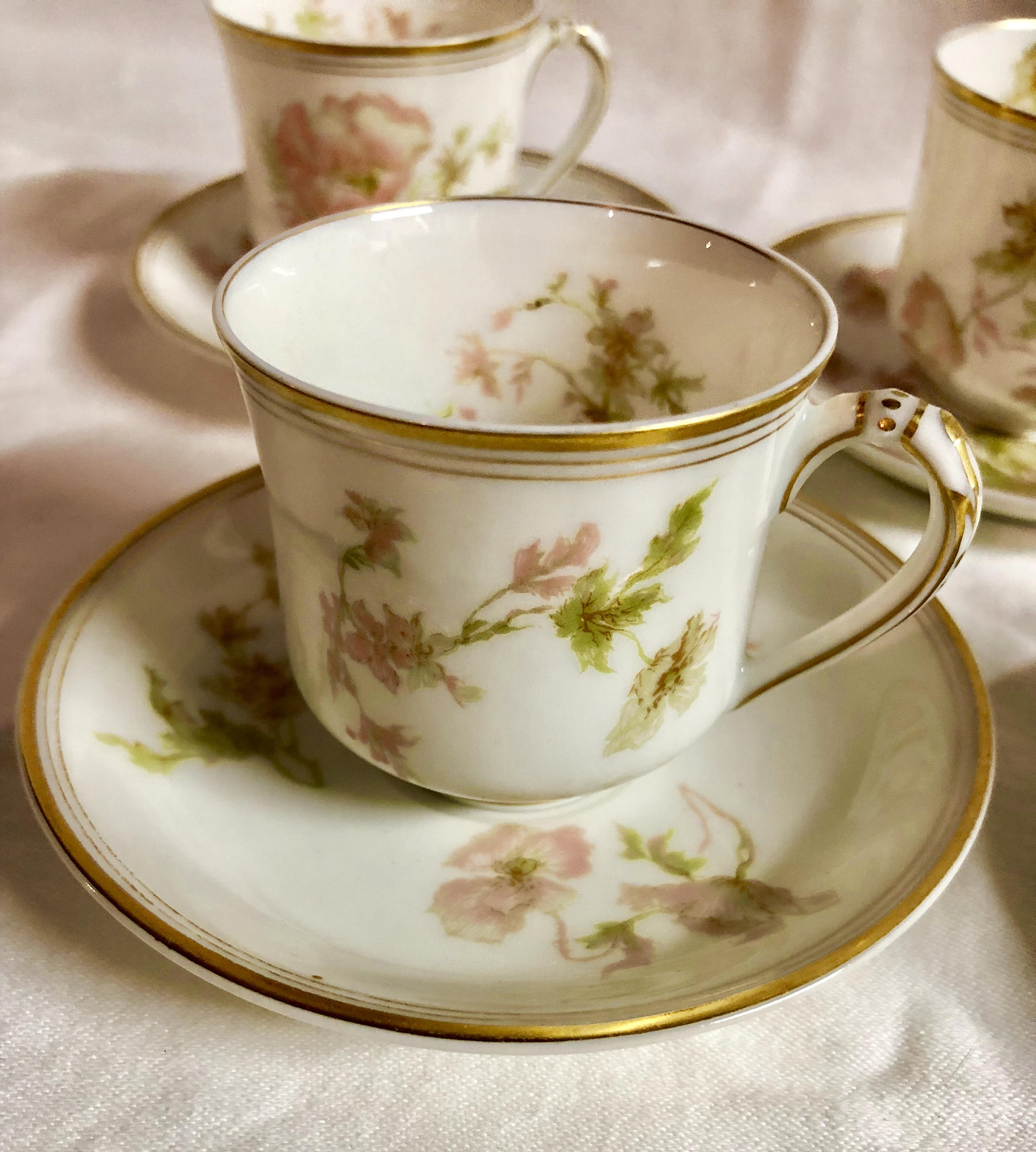 Limoge Antique Springtime Tea Set Haviland & Co