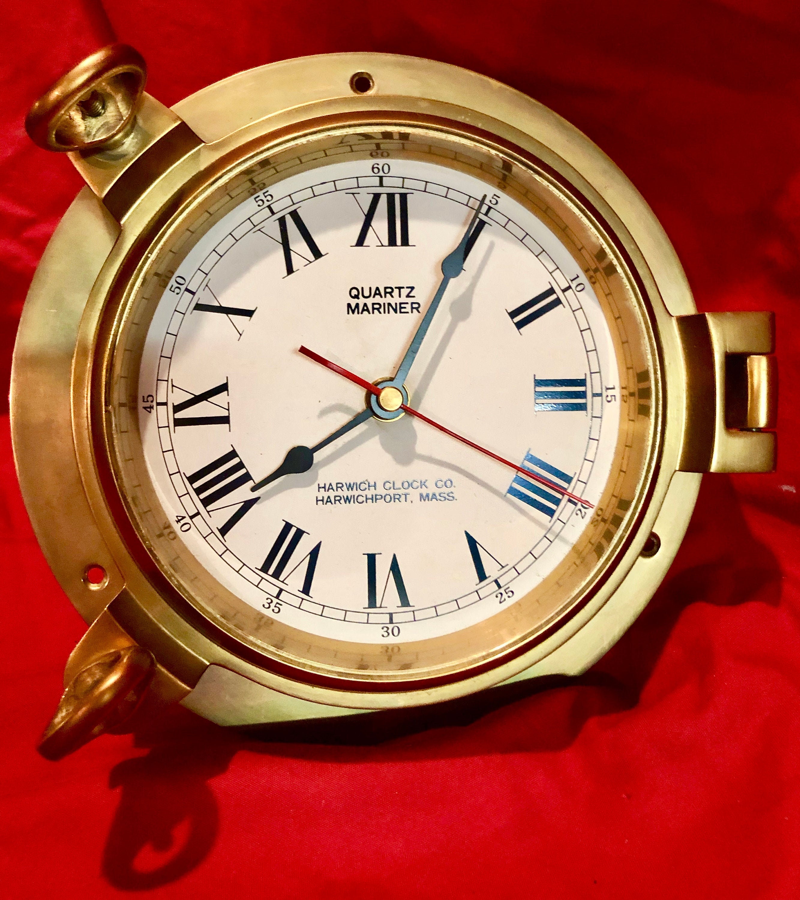 ビンテージHarwichClock Co. MarineBarometer