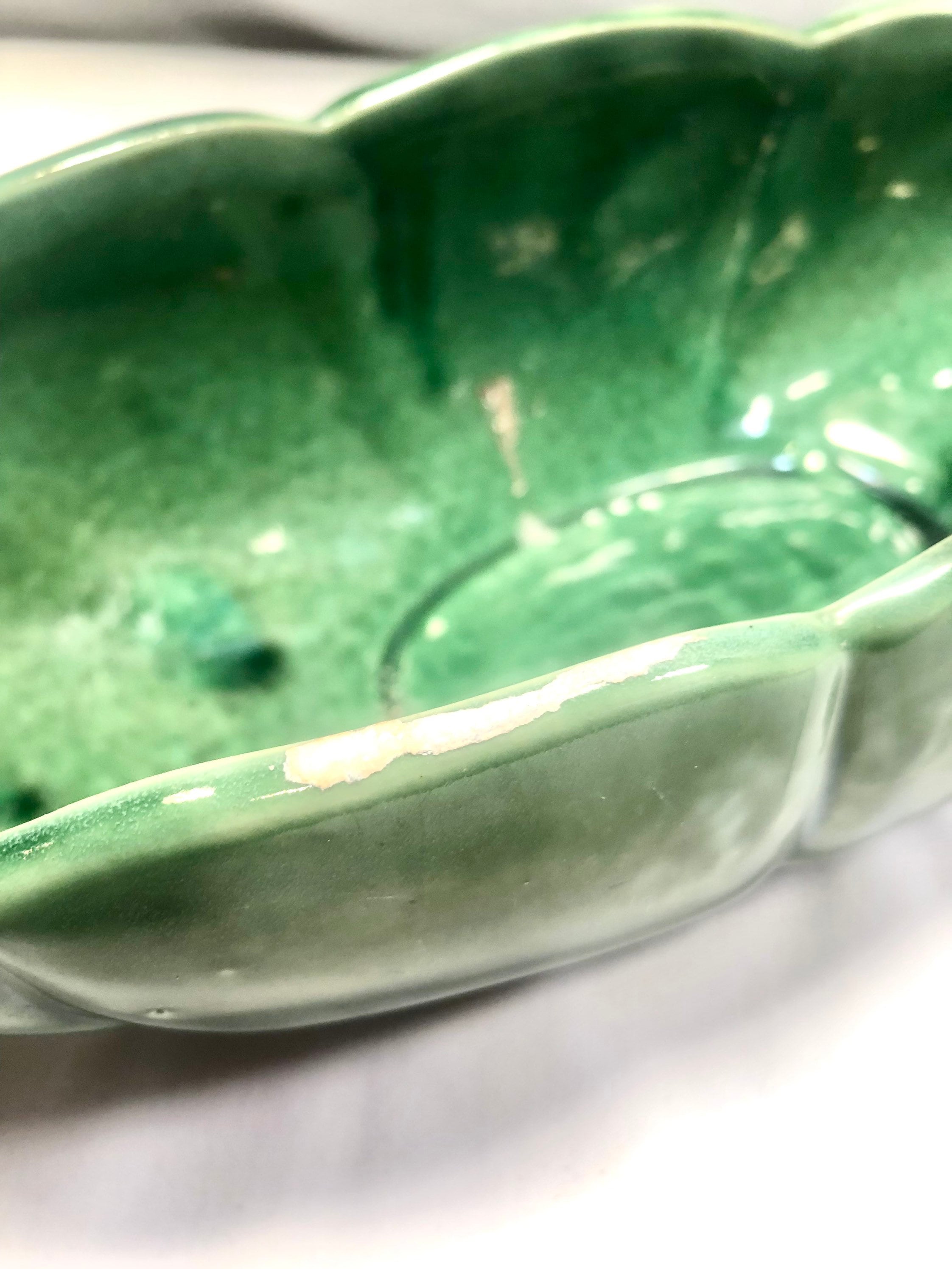 Vintage McCoy Pottery USA Midcentury Green Pottery Planter