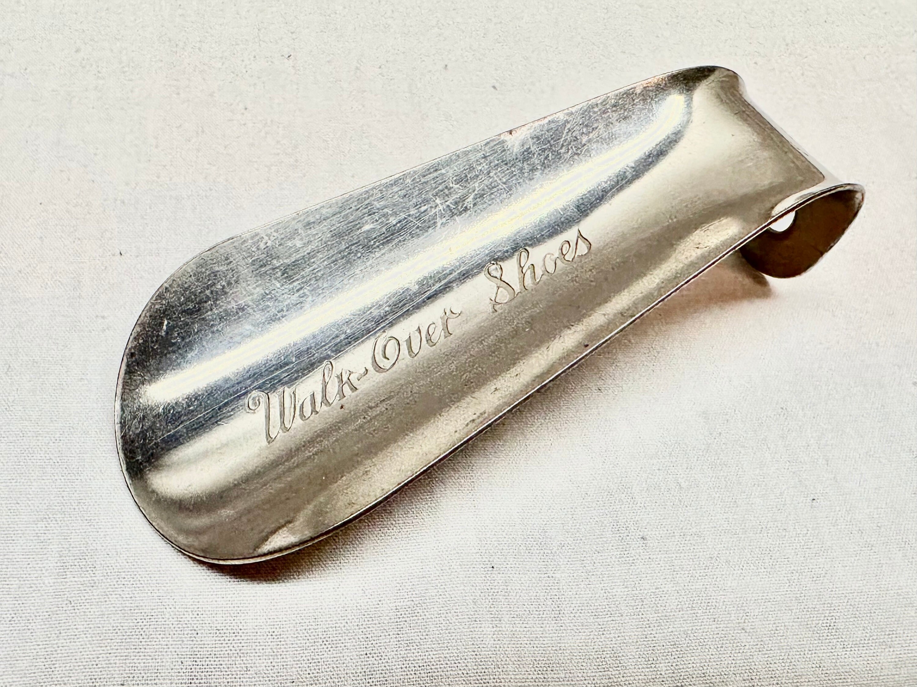 Vintage metal hotsell shoe horn