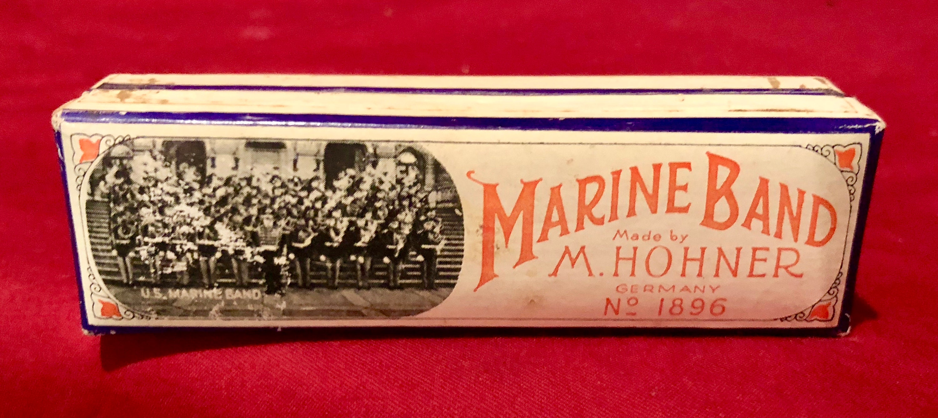 M. Hohner Marine Band No.1896 Harmonica ,Model A440, Key of C, Made in