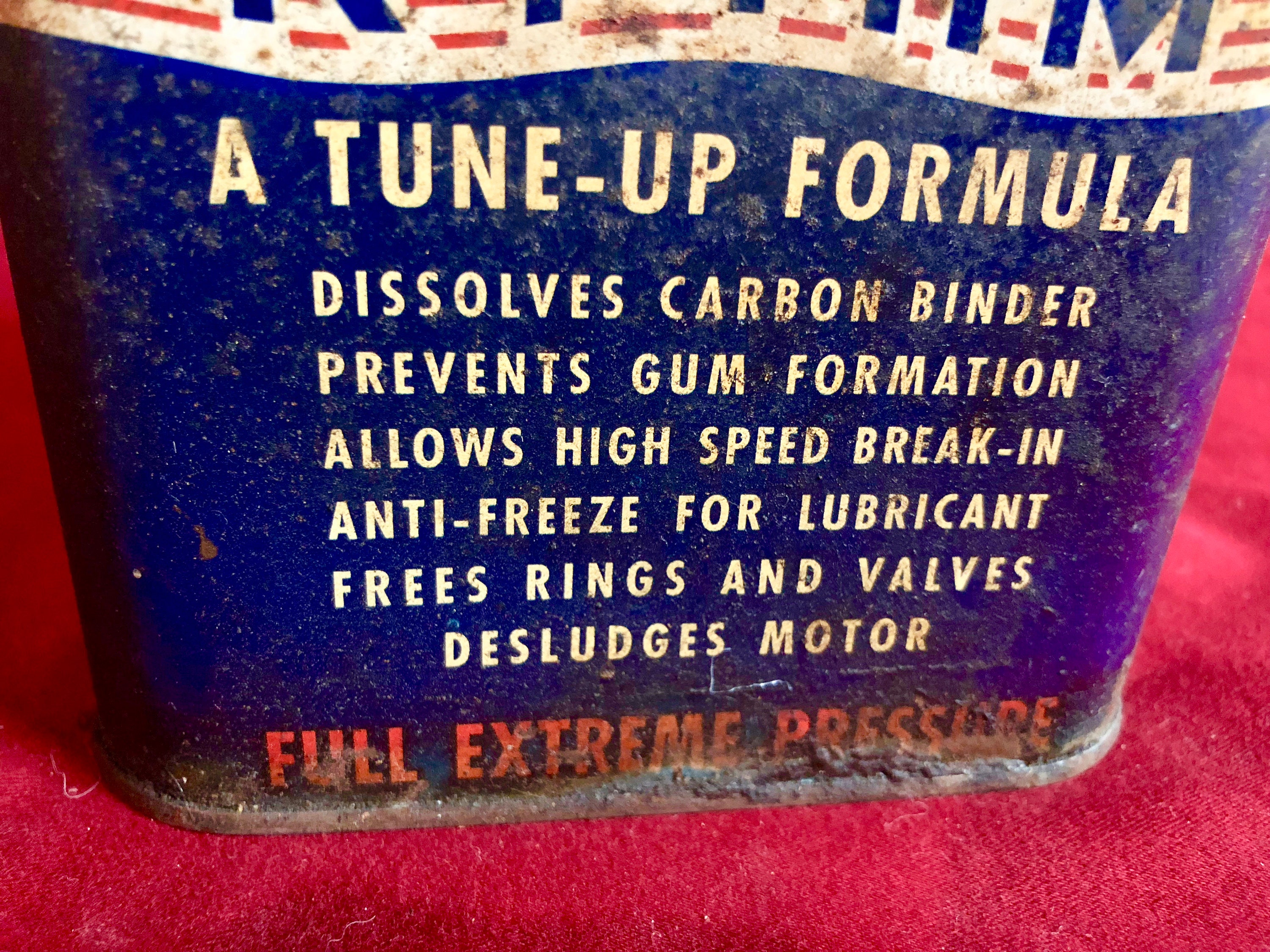 Whiz Motor Rhythm Tune Up Formula R.M. Hollingshead Corp,USA