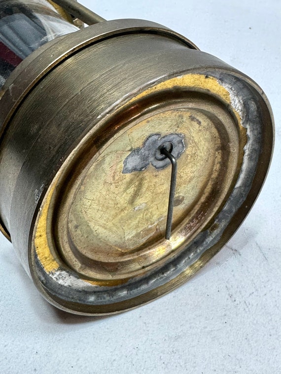 Vintage E. Thomas & Williams Ltd Brass Miners Safety Lamp Vintage E. Thomas & Williams Ltd Brass Miners Safety Lamp