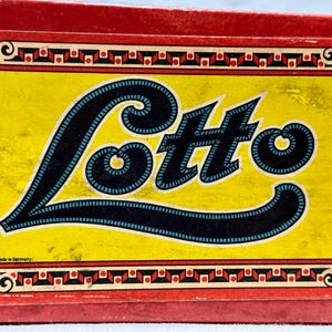 Vintage Lotto Game, Made in Germany