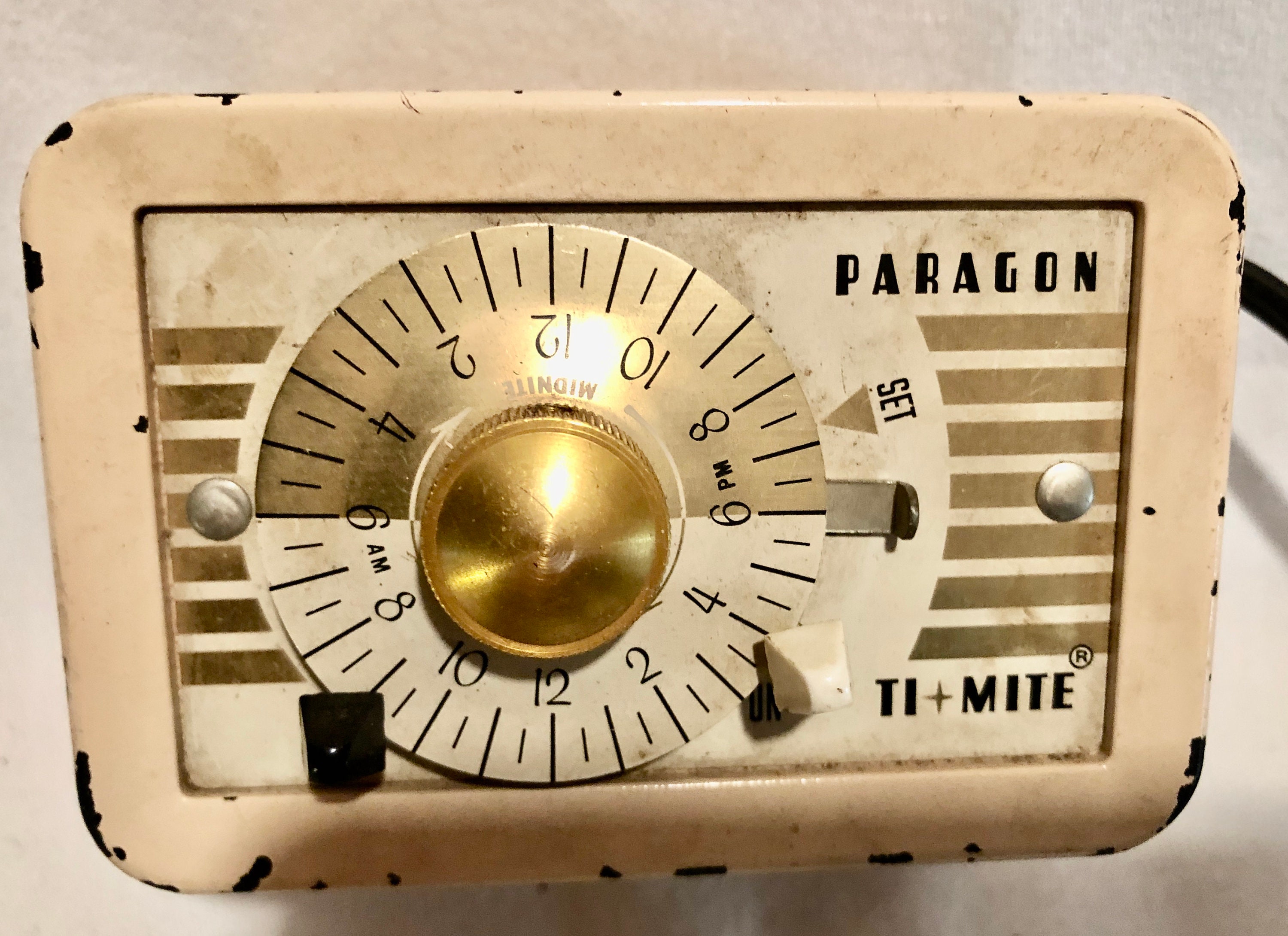Vintage Paragon TI Mite All Purpose Electric Timer Model APT1 0 