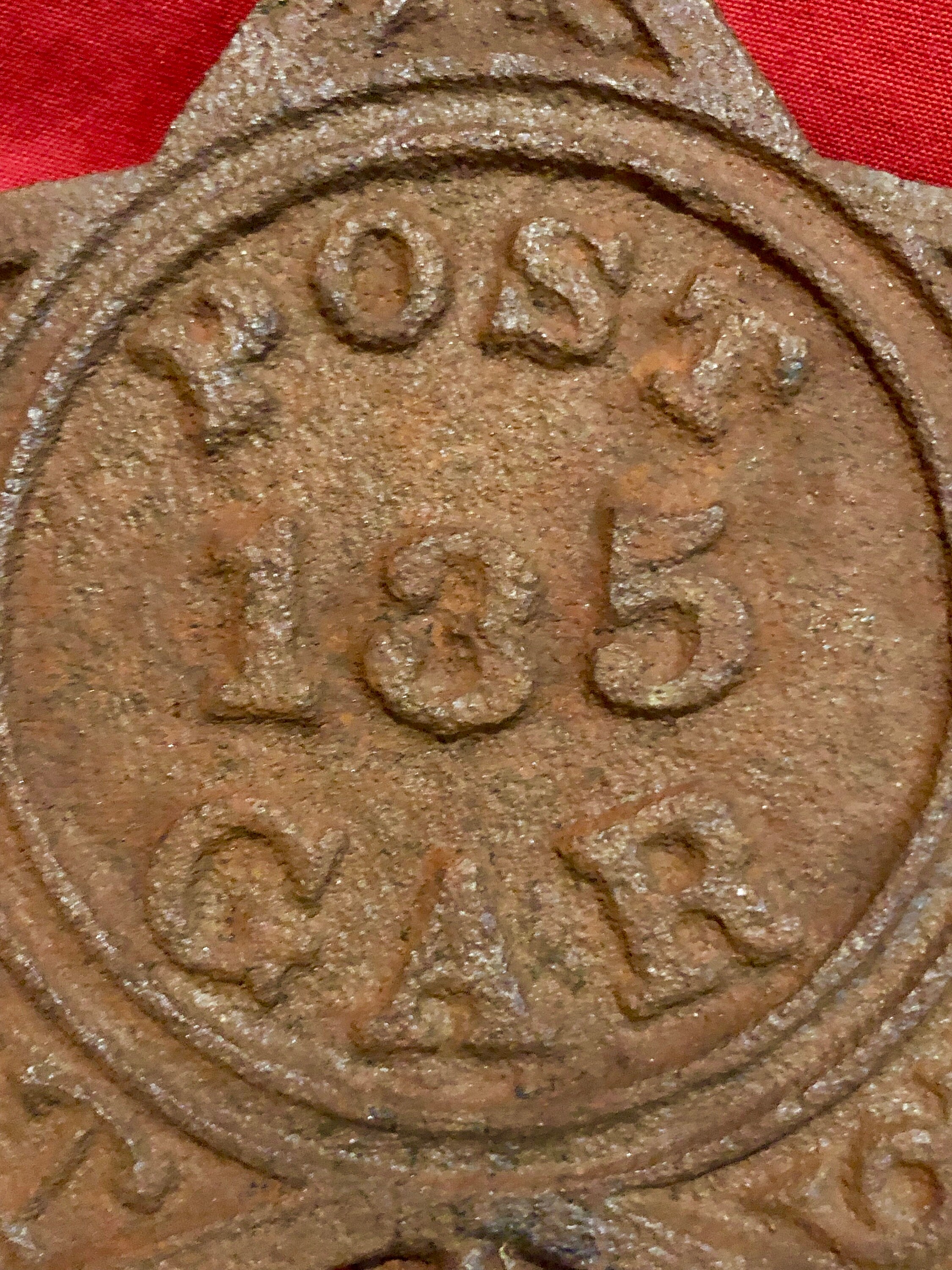 Civil War GAR (Grand Army of the Republic) Metal Grave Marker/Flag