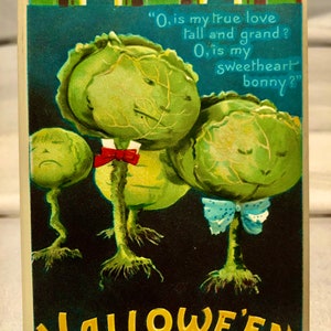 Postal vintage de Halloween, Ellen Clappsaddle Circa 1900's
